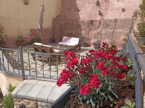 Балкон или терраса в Apartamentos Rurales Parajes de Piedra