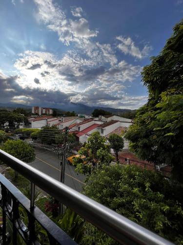 a view of a city from a balcony at Edificio Vida Nueva in Cali