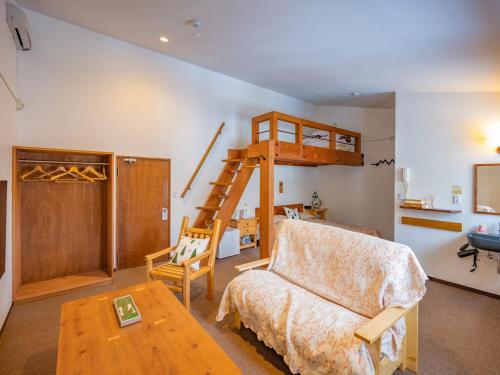 Ένα ή περισσότερα κρεβάτια σε δωμάτιο στο Lodge Scole