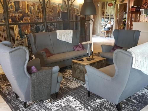Zona de estar de Hotell Hammarstrand