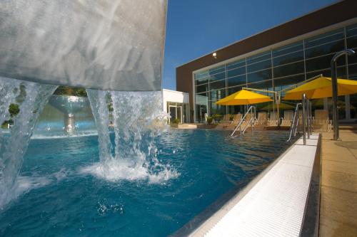 Piscina en o cerca de Ferienhaus Fuchseck