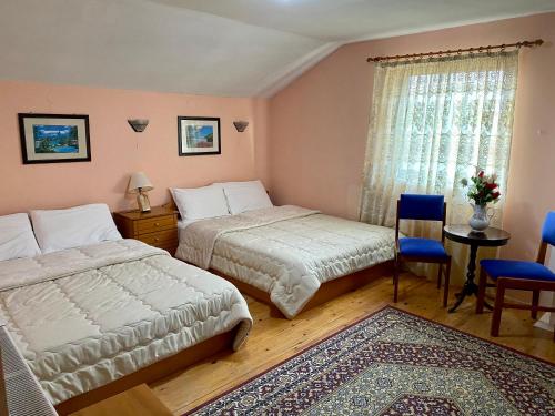 Ένα ή περισσότερα κρεβάτια σε δωμάτιο στο Eleni's Guesthouse