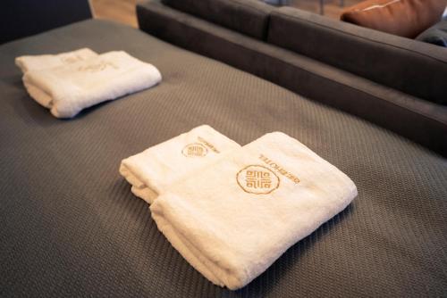 Posezení v ubytování 谷町君HOTEL 心斎橋東32