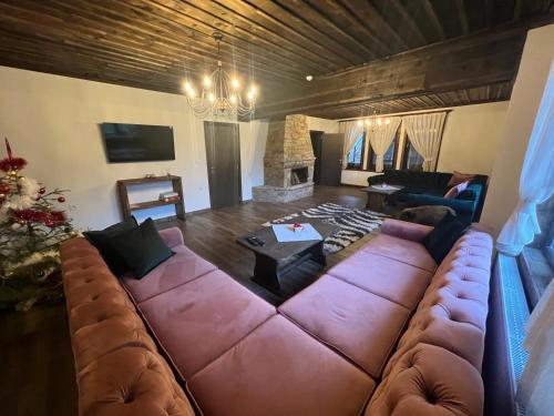 Vladimirov's House Kovachevitsa , Цяла къщаにあるテレビまたはエンターテインメントセンター