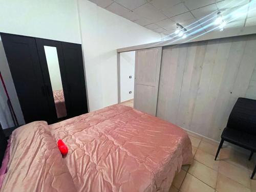 Ένα ή περισσότερα κρεβάτια σε δωμάτιο στο Holiday Studio Castel di Sangro
