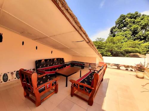 Гостиная зона в Casa Hotel Sinkiling Gambia