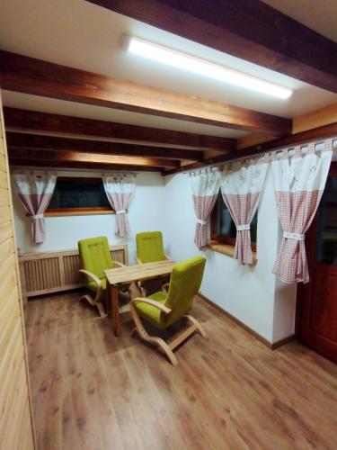 Χώρος καθιστικού στο Apartmán Natálka Drevený raj