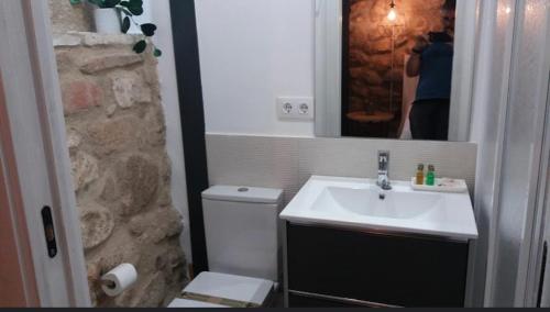 Koupelna v ubytování La Bodega