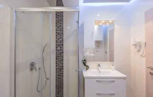 Kúpeľňa v ubytovaní Apartman dva