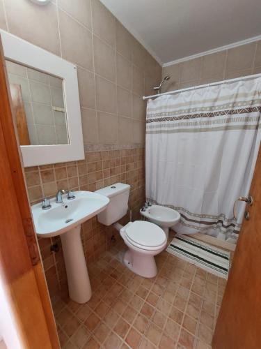 Een badkamer bij La Esquina Depto 1