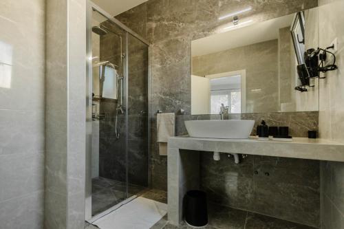 Kúpeľňa v ubytovaní Vila Morska vila