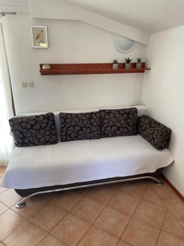 Ruang duduk di Apartments Edita
