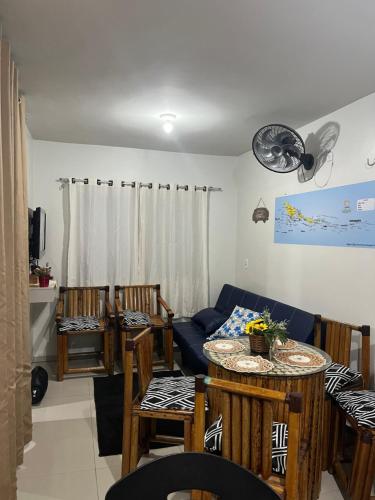 Χώρος καθιστικού στο Casa para Temporada Lençóis Ville