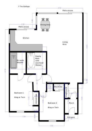 a floor plan of a house at Mains of Taymouth Country Estate 5* Gallops Apartments in Kenmore