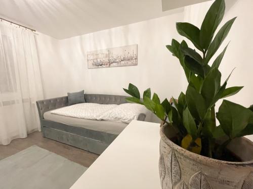 Postel nebo postele na pokoji v ubytování Apartman Anita