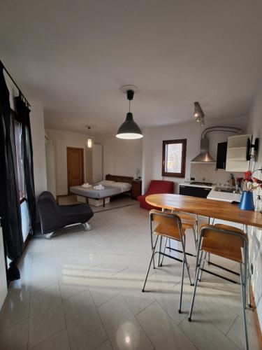 Posezení v ubytování Flatinrome Residence Fiera