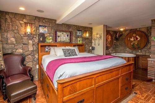 Cama o camas de una habitación en Adventure Suites