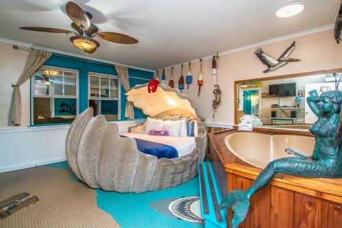 Zona de estar de Adventure Suites