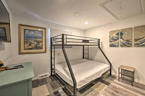 a bedroom with a bunk bed in a room at Cozy Cape May Escape Near Beaches and Golfing! in Cape May