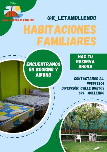 un folleto para un evento de empresas agrícolas de viviendas habitat en Casa Hospedaje Familiar Kaleta en Mollendo