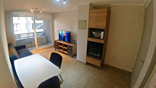 Apart Hotel Bauerle & Apartamentosにあるテレビまたはエンターテインメントセンター