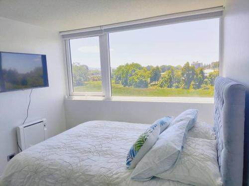 Postel nebo postele na pokoji v ubytování Departamento estudio IslaTeja