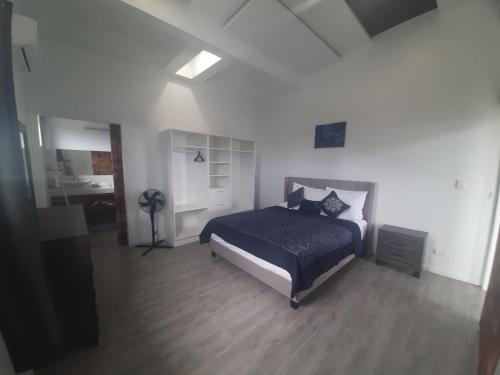 Ένα ή περισσότερα κρεβάτια σε δωμάτιο στο Mai'i Villa 1 - Muri