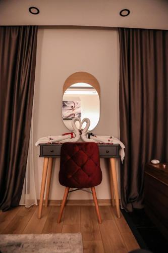 Ruang duduk di Şehrar Suite Hotel