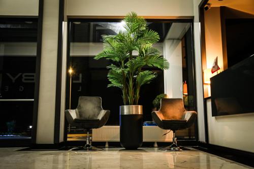 Ruang duduk di Şehrar Suite Hotel