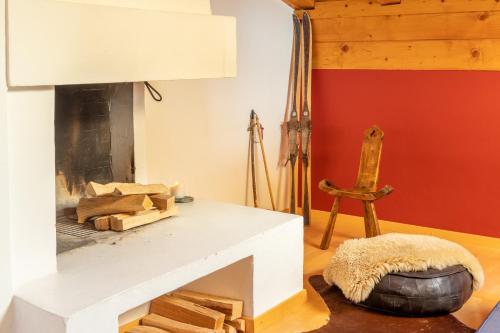 Ruang duduk di LAAX Homes - Casa la Streia