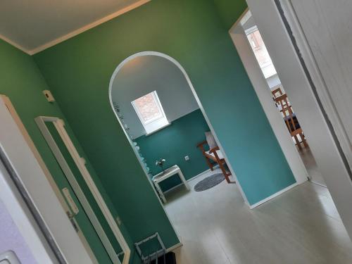 Koupelna v ubytování Apartment Hildesheim