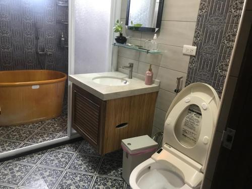 Ένα μπάνιο στο 瑜家 Yoga Home