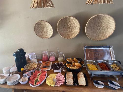 Opciones de desayuno disponibles en Pousada Brisa do Sul
