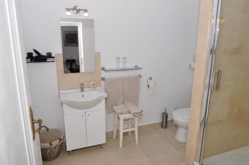 Koupelna v ubytování Bed & Breakfast Popamuseum Tarpesti strada Muzeului nr 28