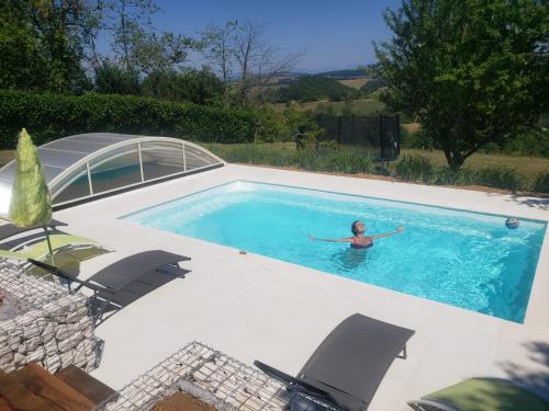 Fotografie z fotogalerie ubytování Gite 5 étoiles 6 pers 113m2 vue de rêve PISCINE RIEN QUE POUR VOUS ! v destinaci Brion
