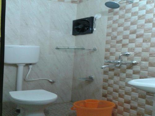 Phòng tắm tại Casa De Olga