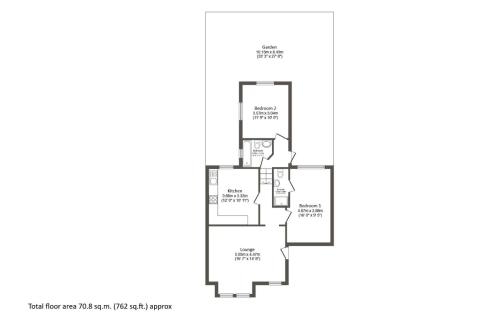 Půdorys ubytování Luxury 5 Star London Apartment - Parking, Garden, nr Greater London Metro Stations