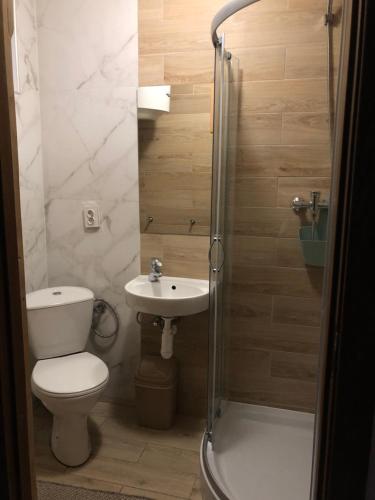 Ett badrum på Krashanka apartment