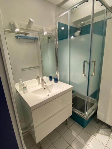 Kúpeľňa v ubytovaní Appartement port argeles