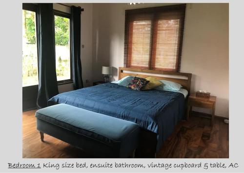 Postel nebo postele na pokoji v ubytování Melati House Batukaras