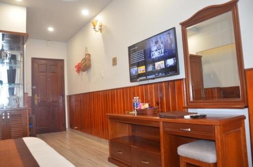 TV/trung tâm giải trí tại Hào Hoa Hotel Kon Tum