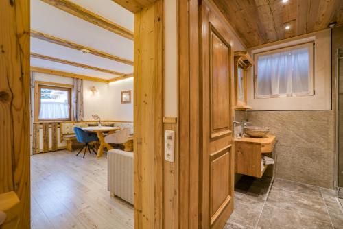 Koupelna v ubytování Appartement Hofmann