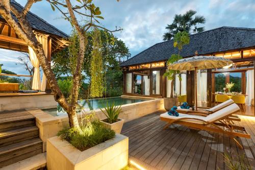 Rare 2 Bedrooms Private Pool Beachfront Villa with ensuite bathrooms in Seminyak