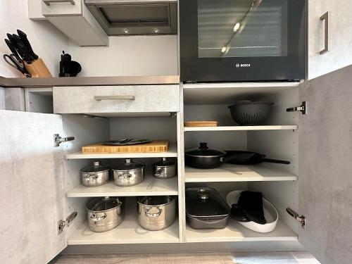 Dapur atau dapur kecil di DAS LUDWIG - Haus HOCHLAND
