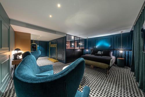 Posezení v ubytování Hôtel Baud - Teritoria
