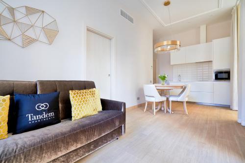 Χώρος καθιστικού στο Tandem Soho Suites