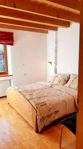 Postel nebo postele na pokoji v ubytování Apartment mit eigenem Garten in traumhafter Lage
