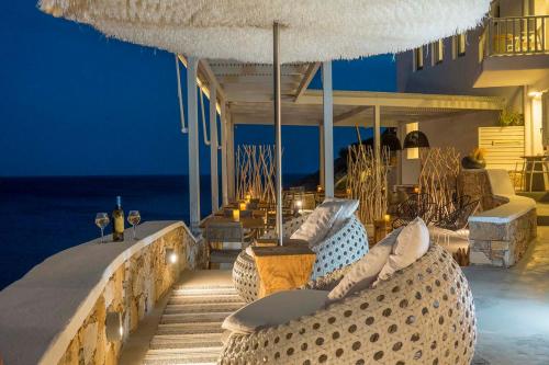Χώρος καθιστικού στο Blue Sand Boutique Hotel & Suites