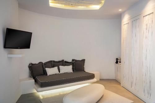 Χώρος καθιστικού στο Blue Sand Boutique Hotel & Suites