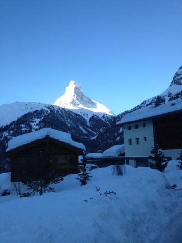 ツェルマットにあるChalet Steffenの雪山